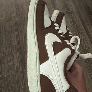 Nike Brown and White womens Sneakers